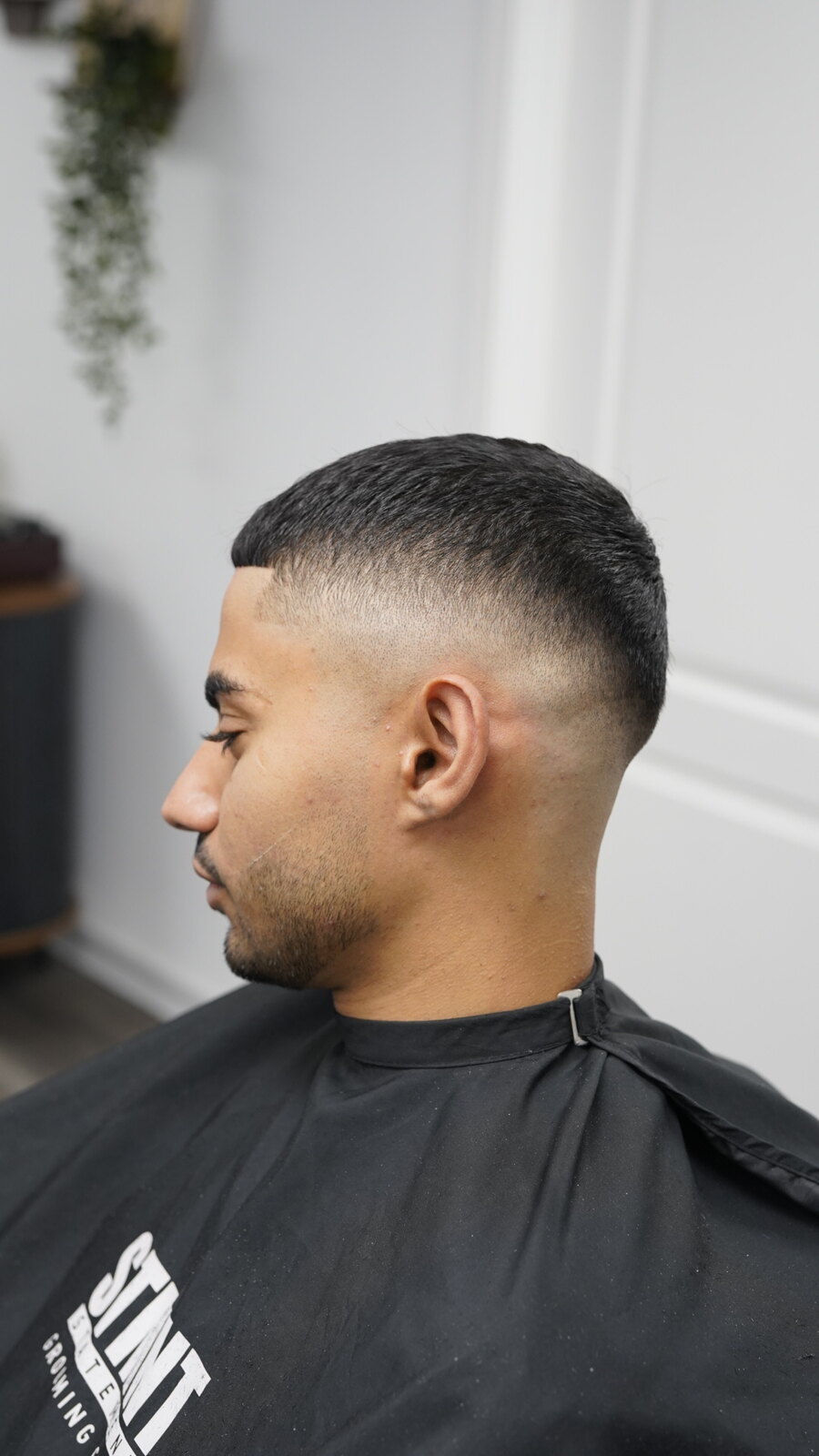 Fresh fade and beard styling at fyf North